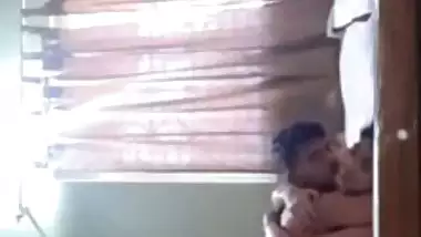 Young lovers homemade sex in missionary style