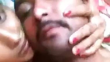 Village couple romantic foreplay