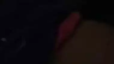 Dark nipples bhabhi nude private cam show at night